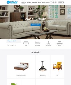 Mẫu web nội thất sang
