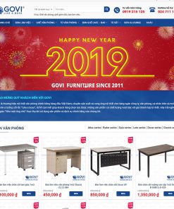 Mẫu website bán nội thất 08