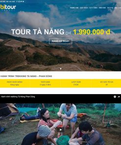 Landing page du lịch
