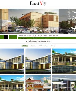 Mẫu web công ty kiến trúc 02